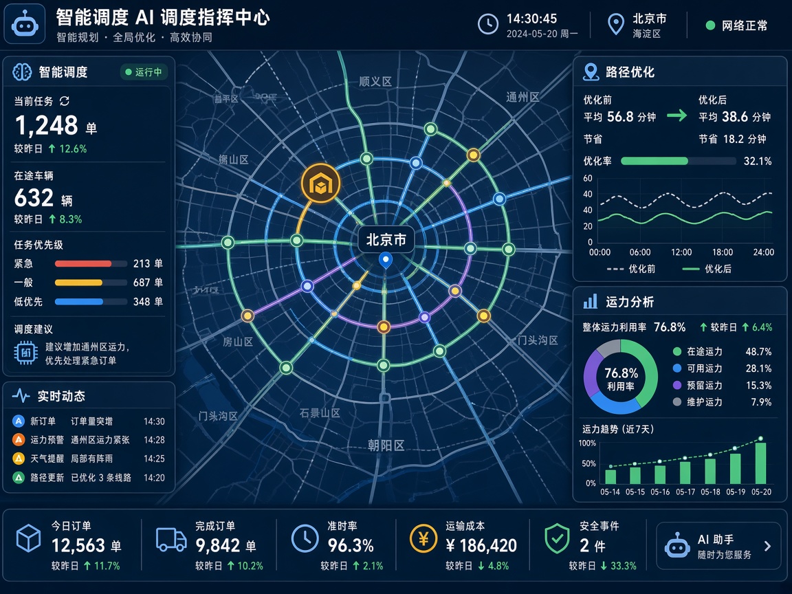 物流园区调度优化 Agent
